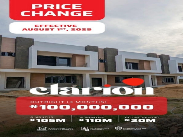 christyjayproperties.com CLARIO- 3 Bedroom Terrace