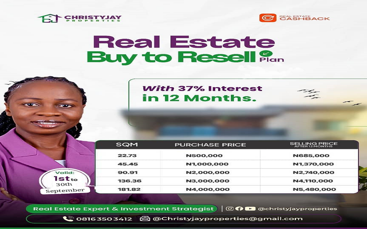 christyjayproperties.com Real Estate Cashback