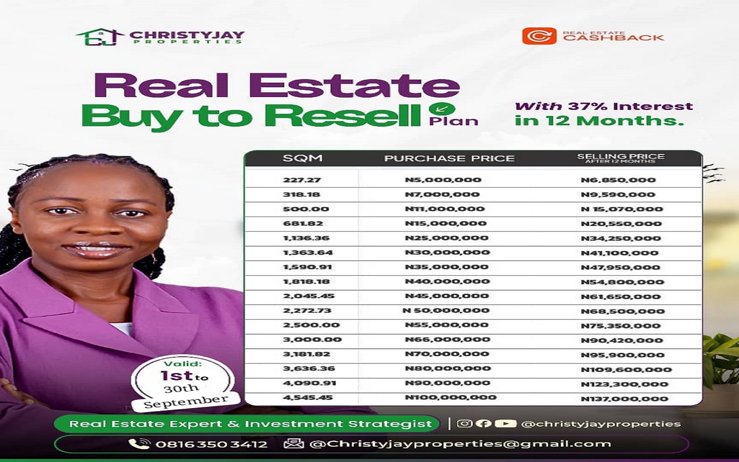 christyjayproperties.com Real Estate Cashback